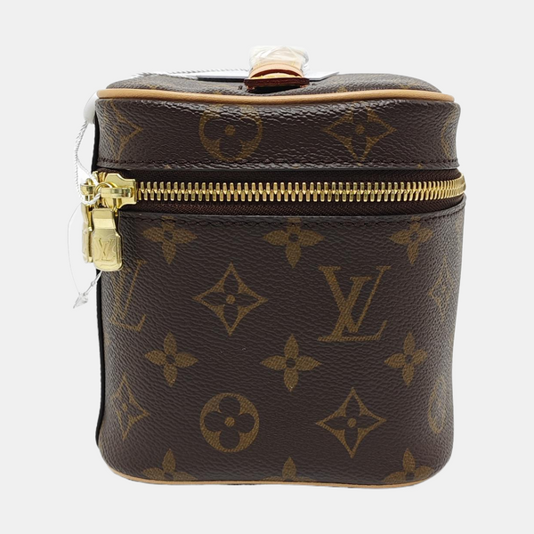 NICE Mini Monogram Coated Canvas Brown
