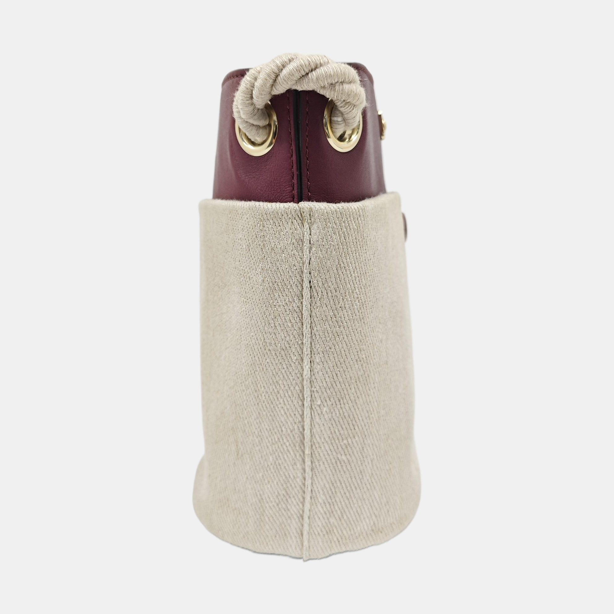 Canvas Bucket Bag Gray