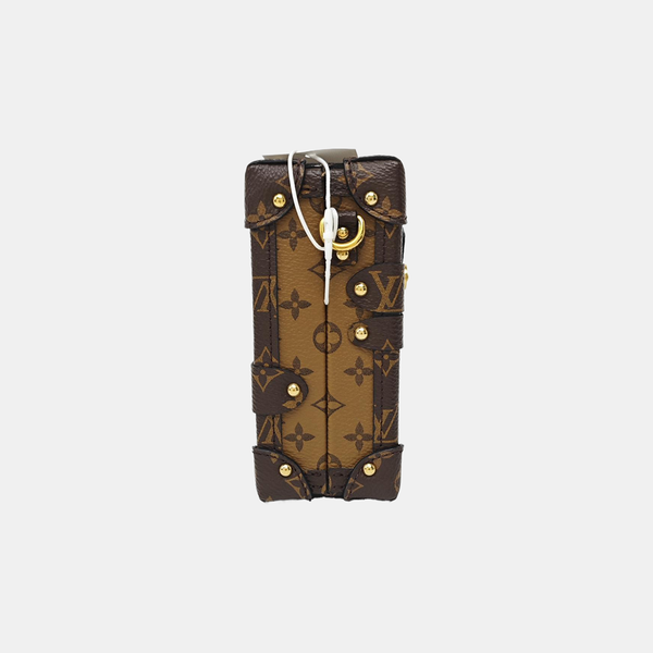 PETITE MALLE Monogram Coated Canvas Brown
