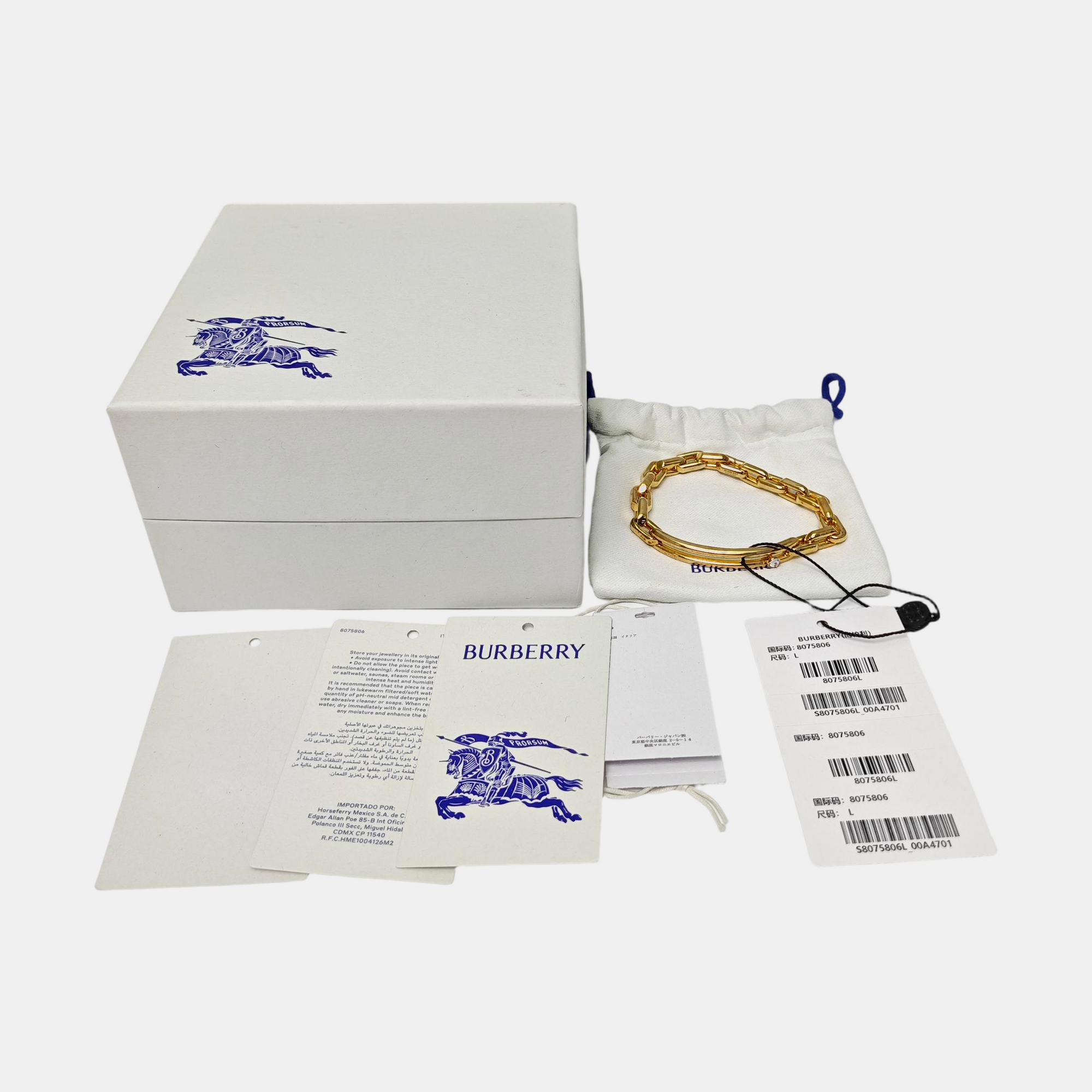 925 Sterling Silver Gold Bracelet