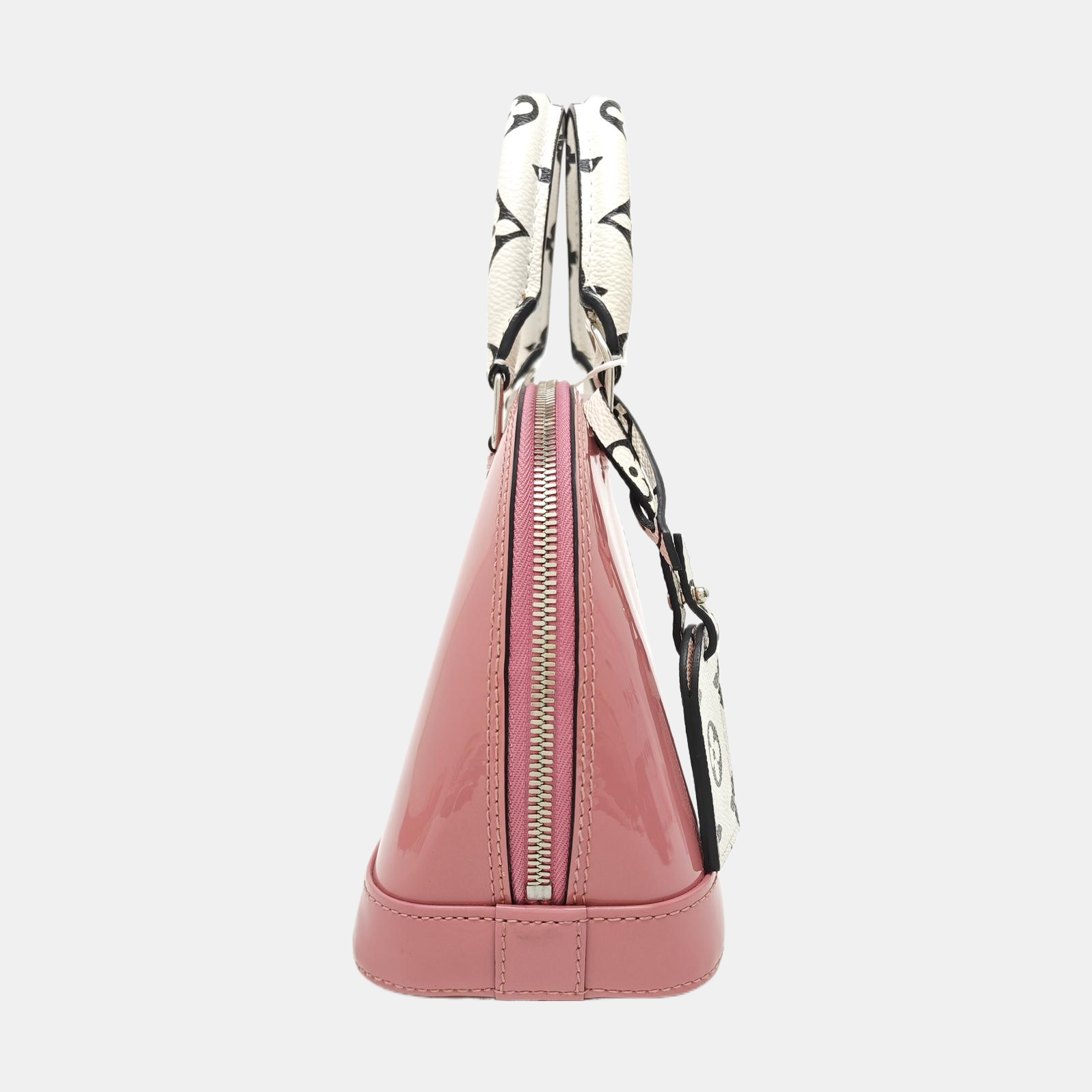 ALMA BB Monogram Patent Leather Pink