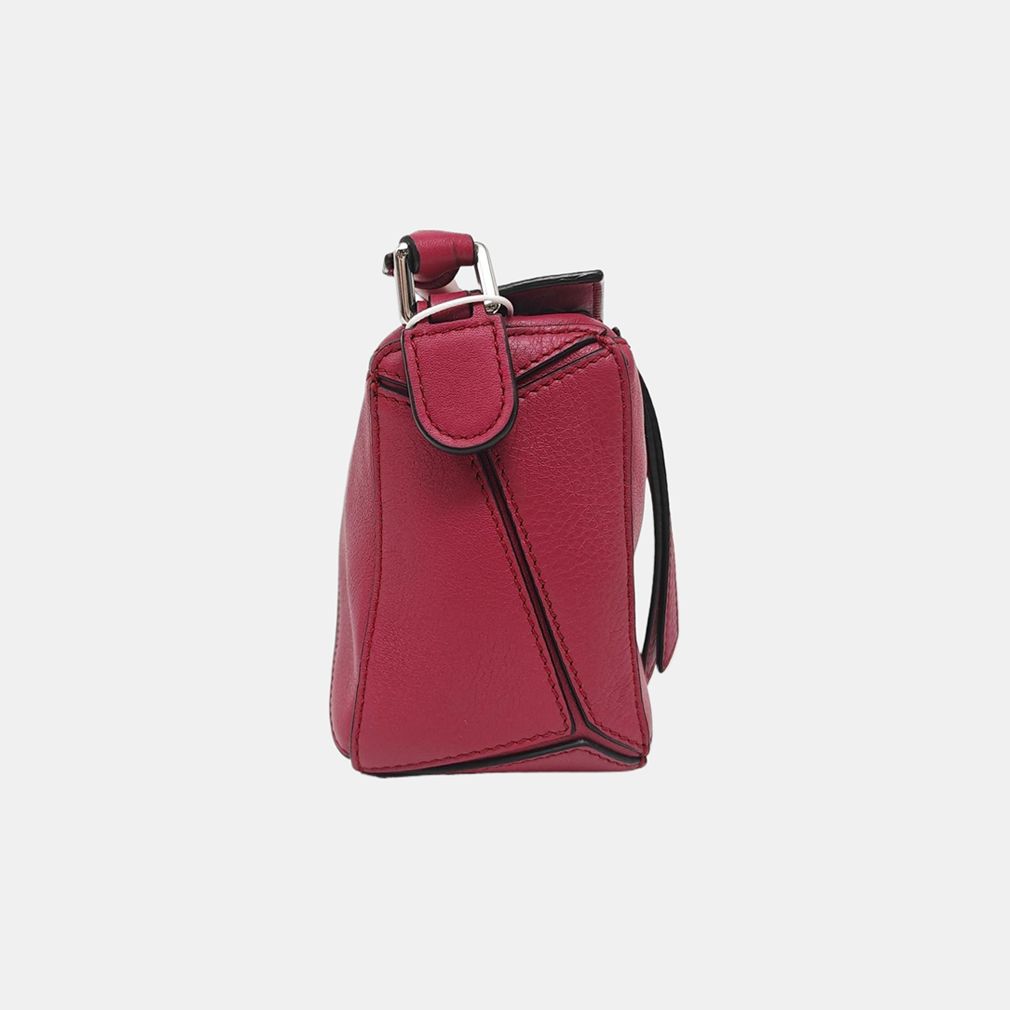 Puzzle Mini Calfskin Red