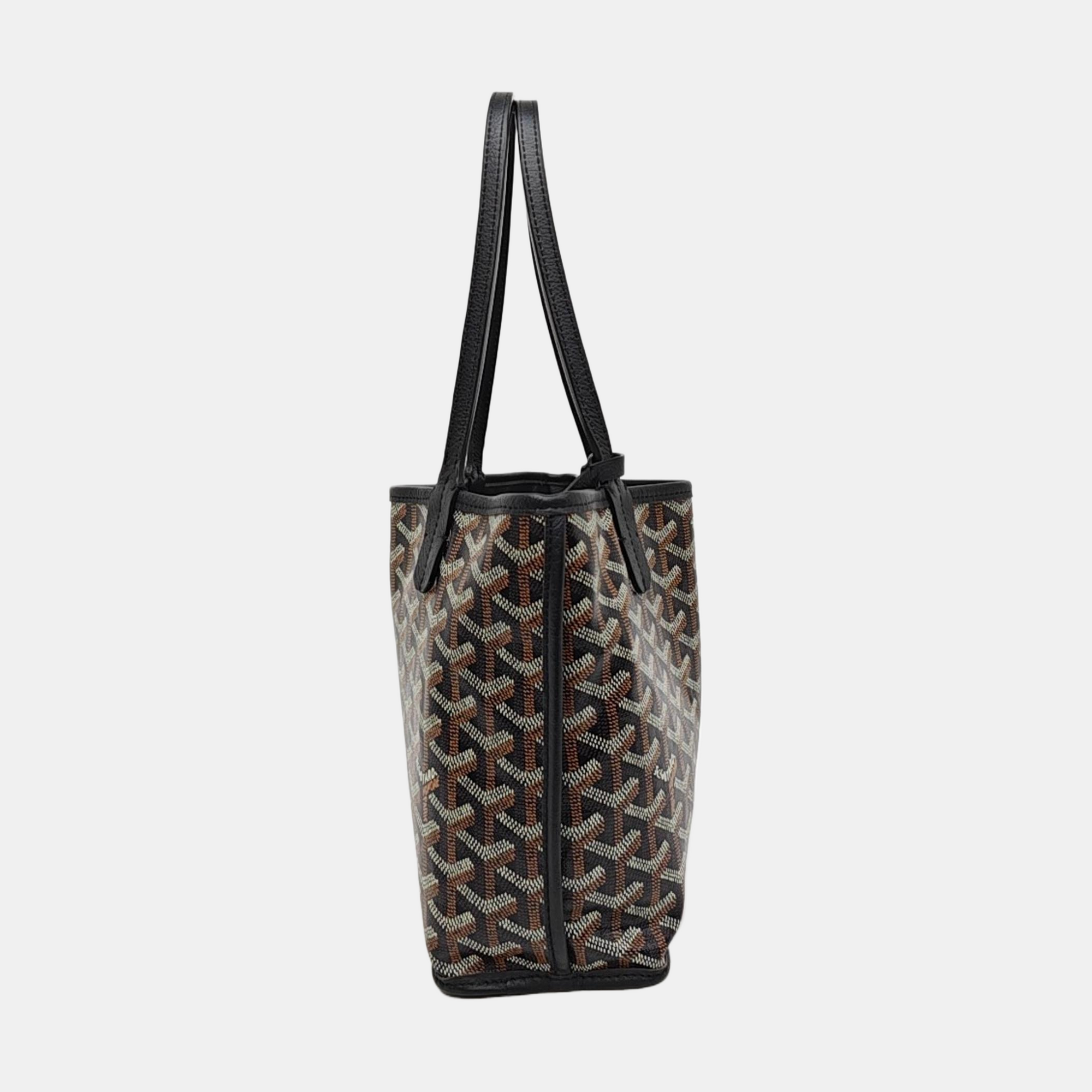 Anjou Mini Coated Canvas Black