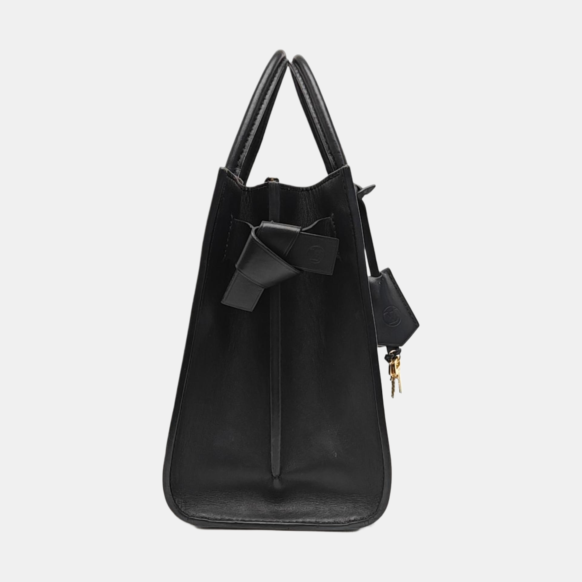 VERY MM Monogram Calfskin Black