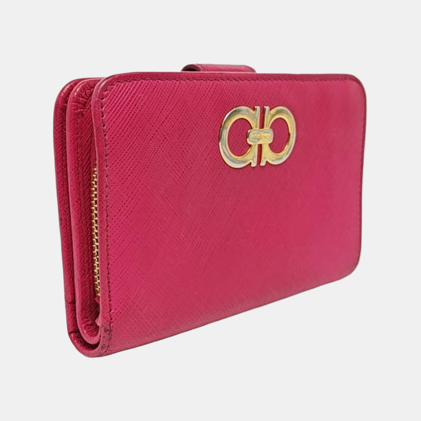 Calfskin Card Holder Red