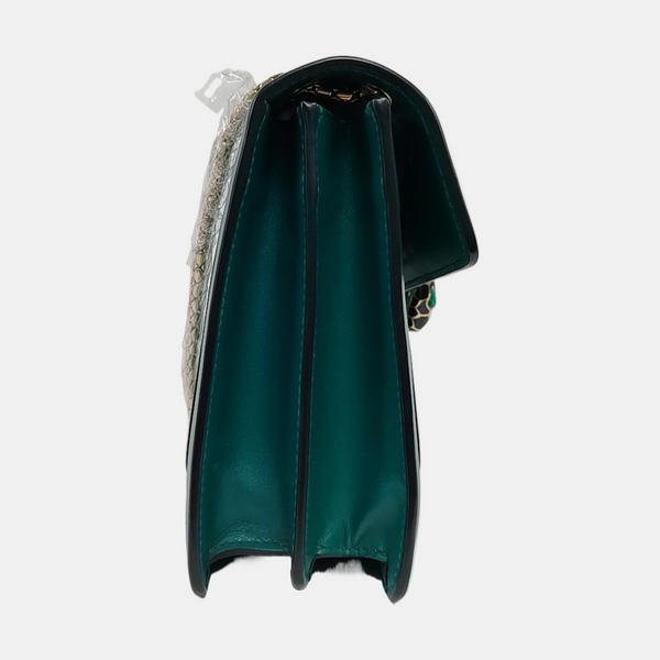 SERPENTI FOREVER Medium Calfskin Green