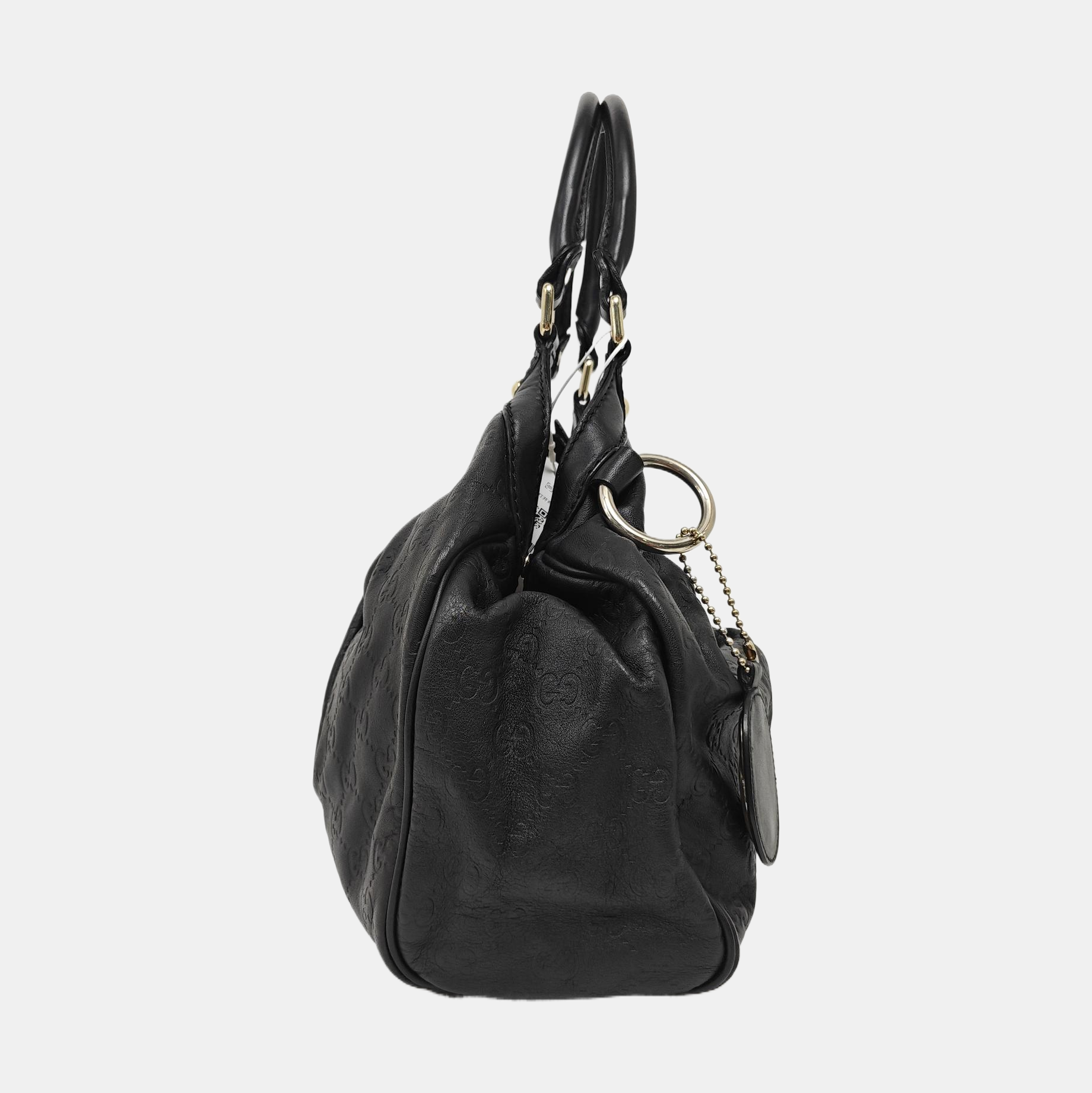 Sukey Monogram Calfskin Black