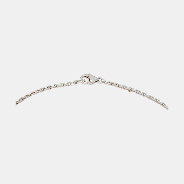 LOVE 18k White Gold Silver Necklace