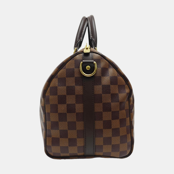 SPEEDY 30 Damier Ebene Coated Canvas Brown
