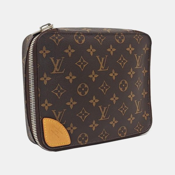 HORIZON Monogram Coated Canvas Brown
