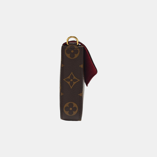 FÉLICIE Monogram Coated Canvas Brown