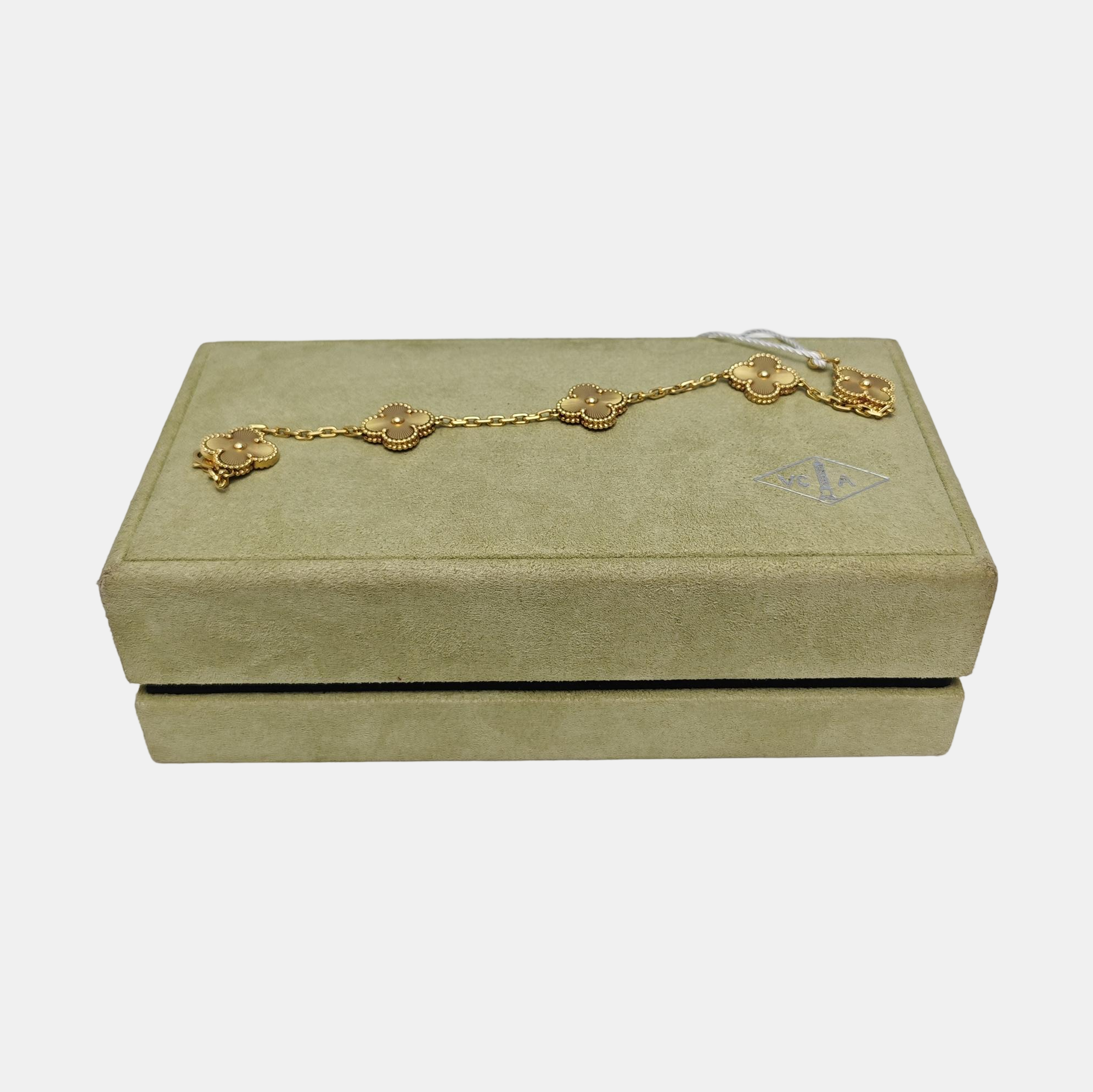 Vintage Alhambra 18k Gold Bracelet