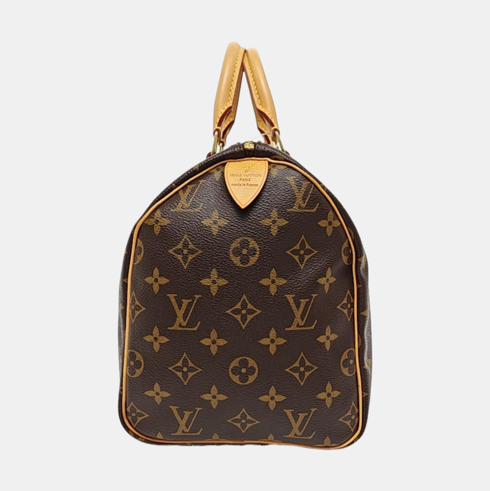 SPEEDY 30 Monogram Coated Canvas Brown