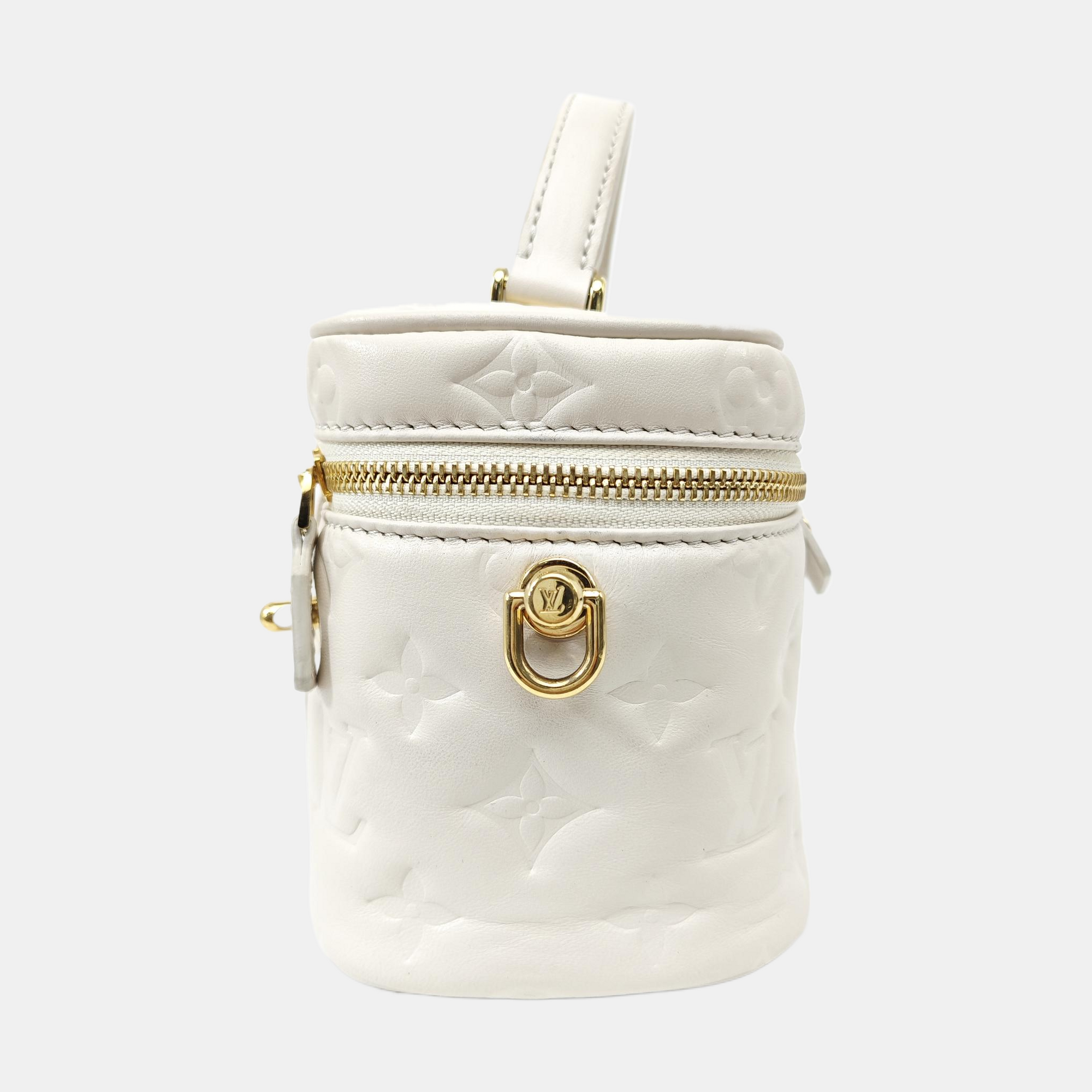 VANITY PM Monogram Lambskin White