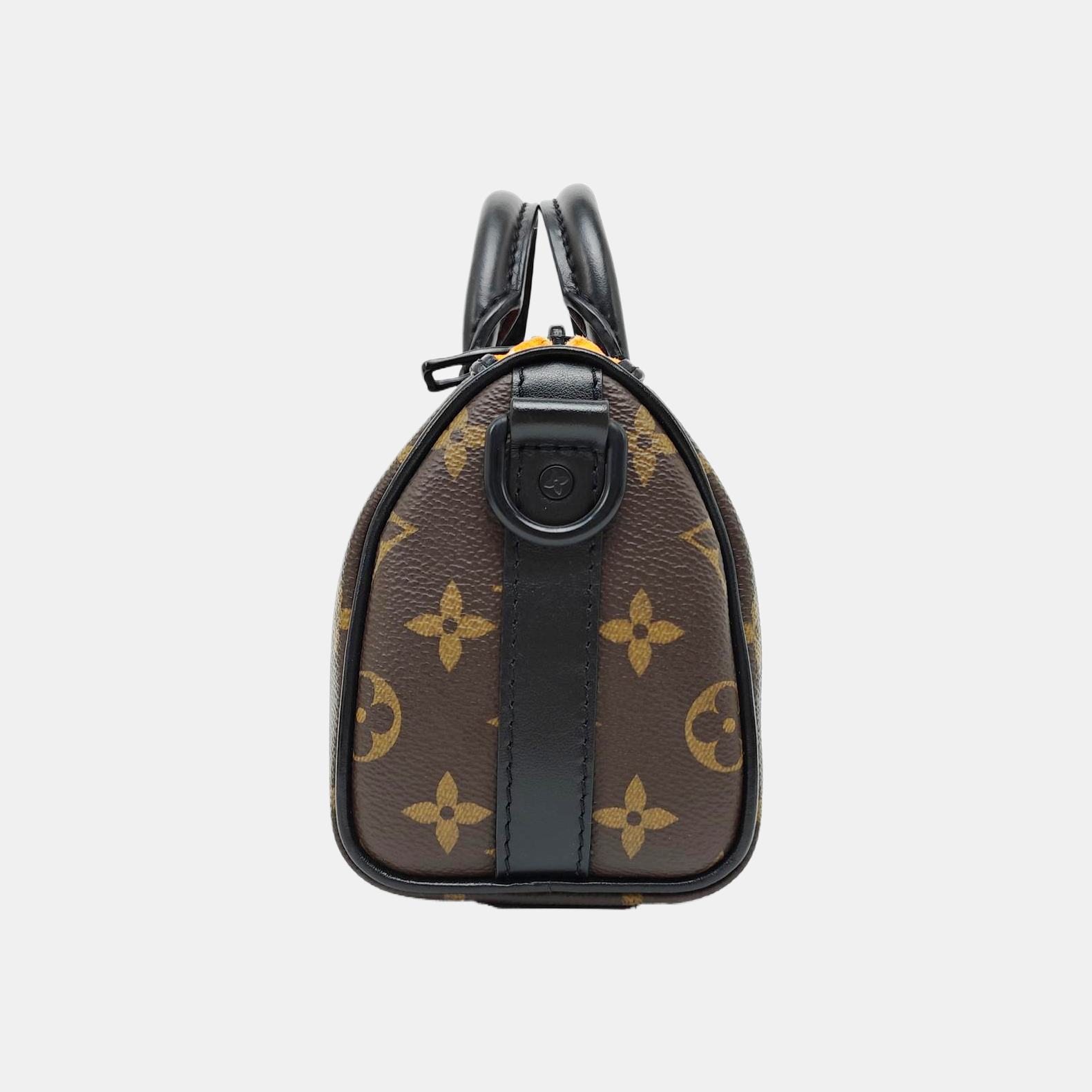 KEEPALL Nano Monogram Coated Canvas Brown