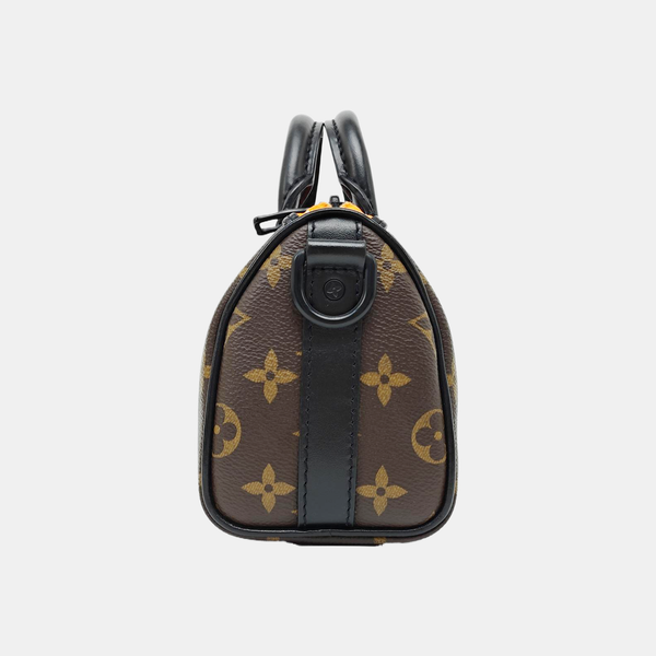 KEEPALL Nano Monogram Coated Canvas Brown