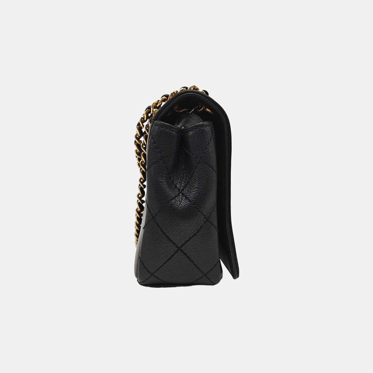 MADEMOISELLE Small Quilted Calfskin Black
