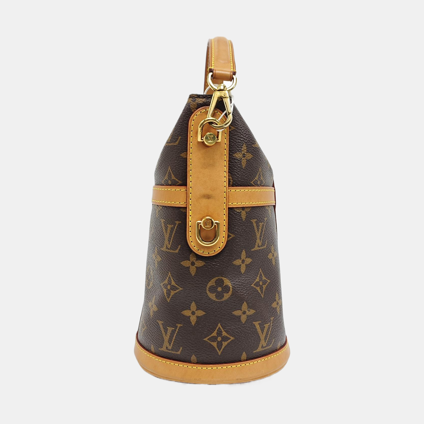 DUFFLE Monogram Coated Canvas Brown