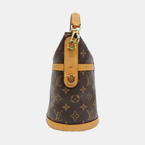 DUFFLE Monogram Coated Canvas Brown