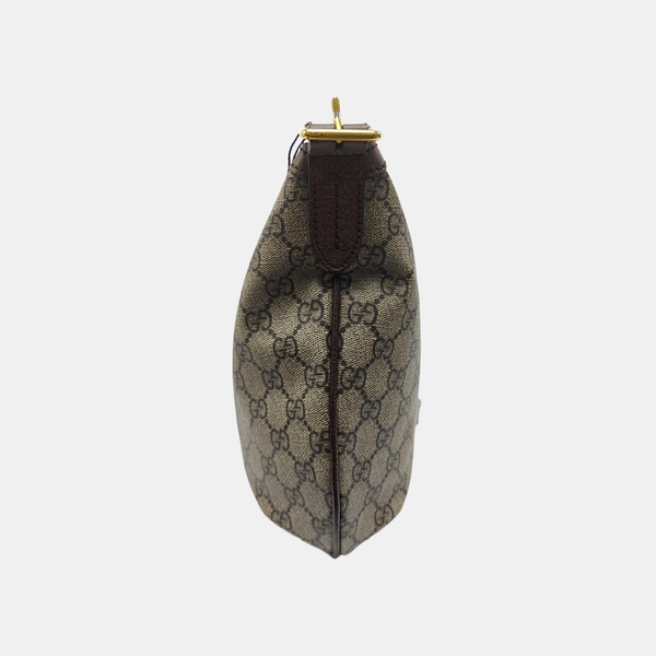 Ophidia Small Monogram Coated Canvas Beige