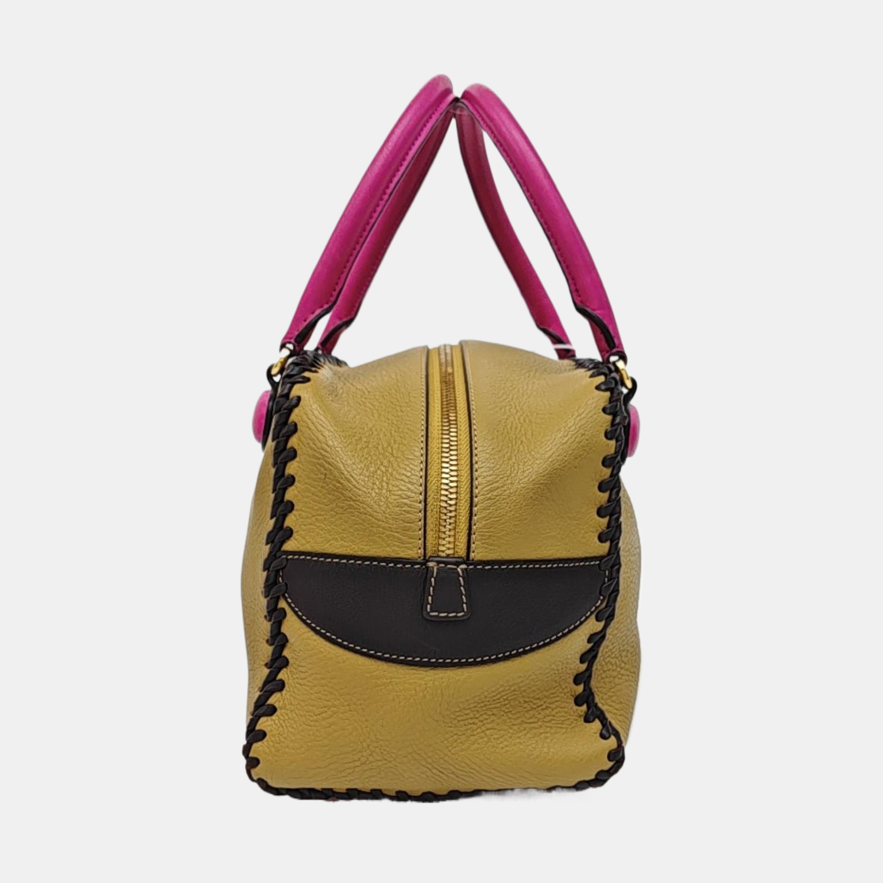 Calfskin Shoulder Bag Brown
