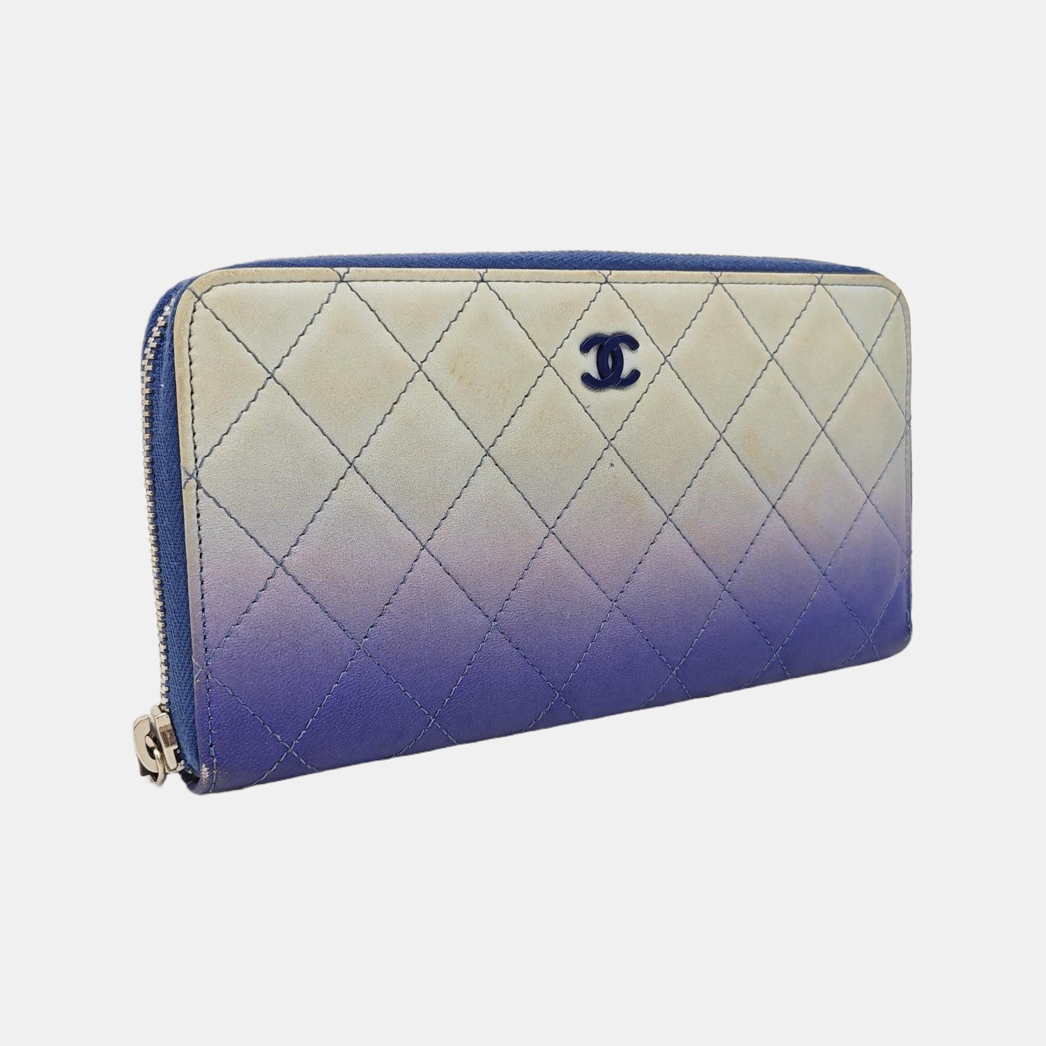 Quilted Calfskin Wallet Multicolor