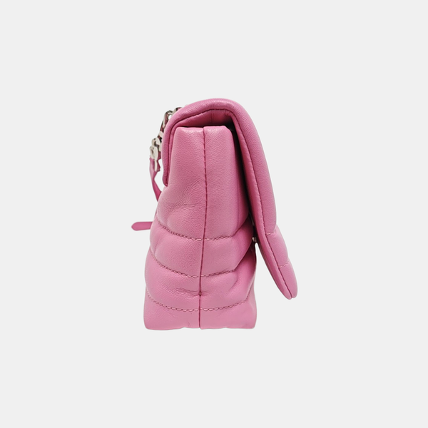 Lola Mini Quilted Lambskin Pink