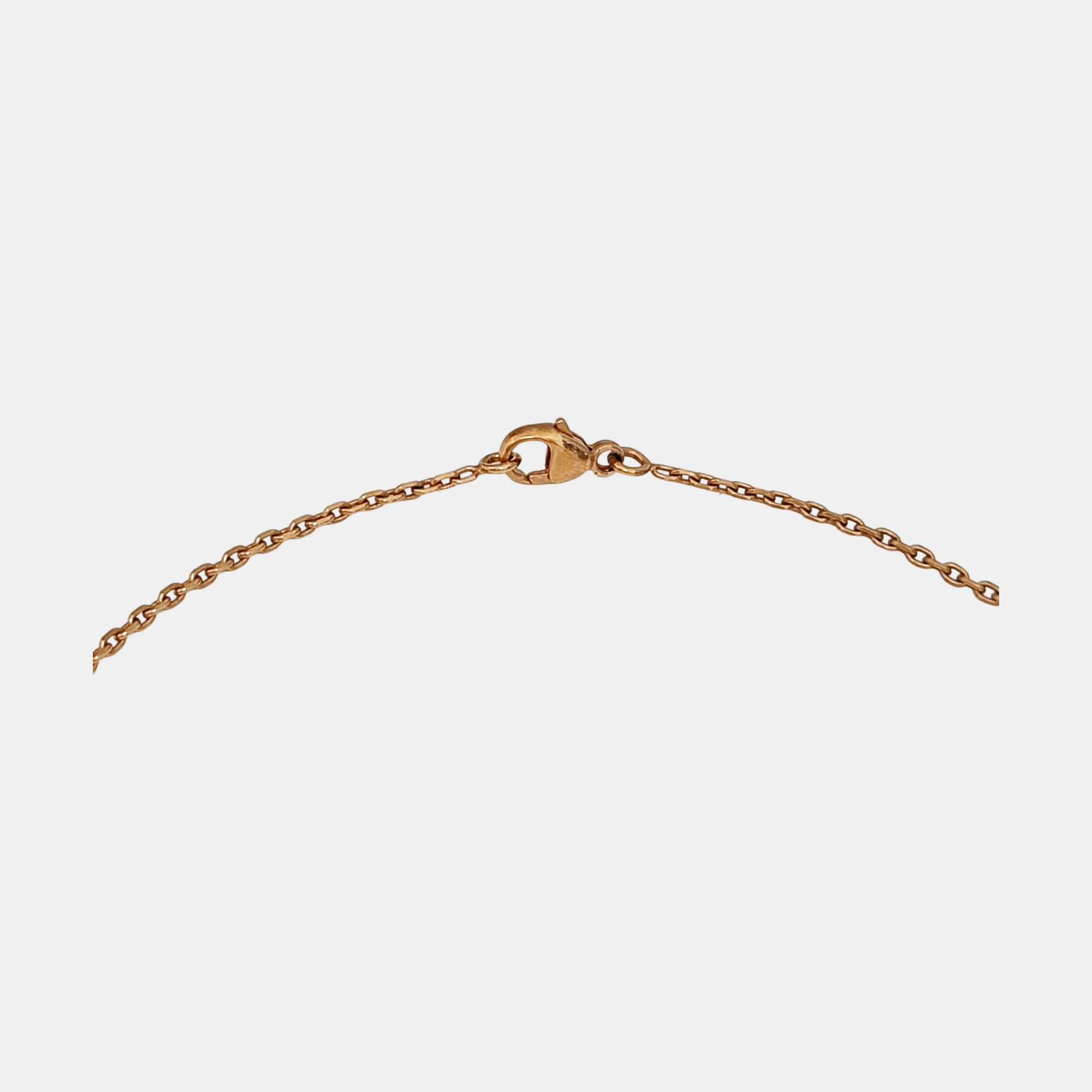 Pop H Metal Rose Gold Necklace