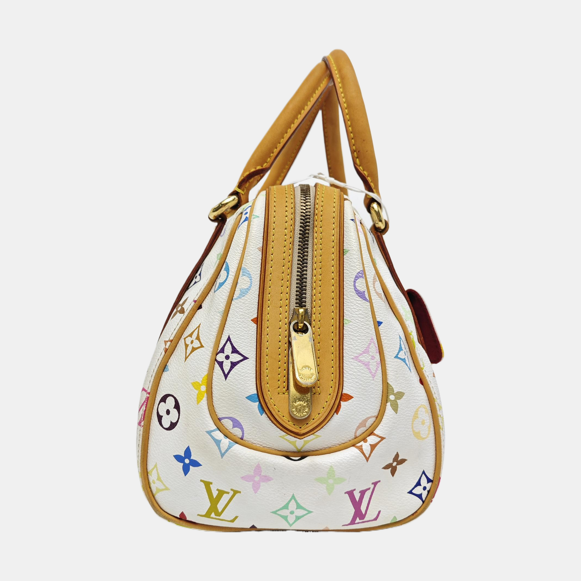LV × TM PRISCILLA Monogram Coated Canvas White