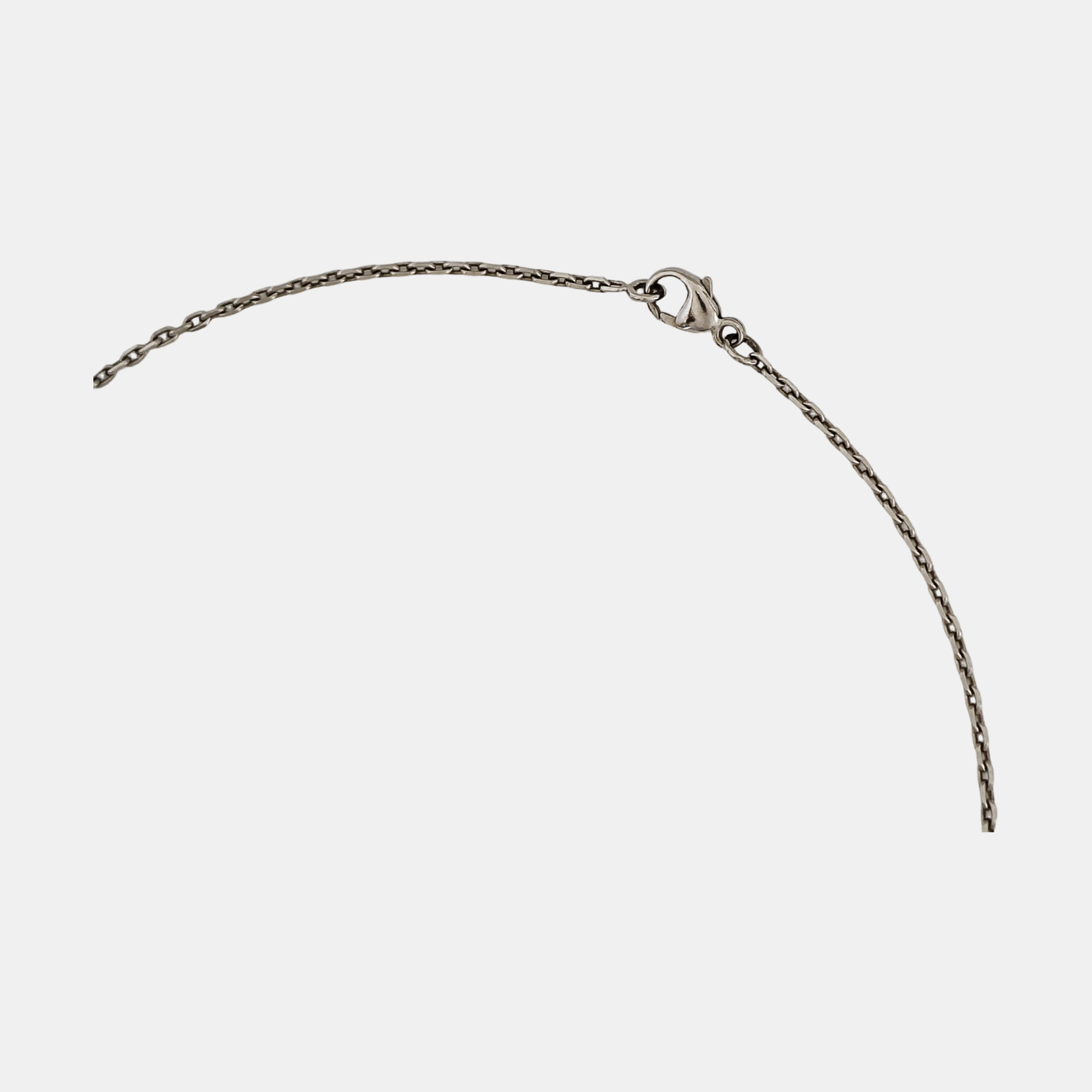Pop H Metal Silver Necklace