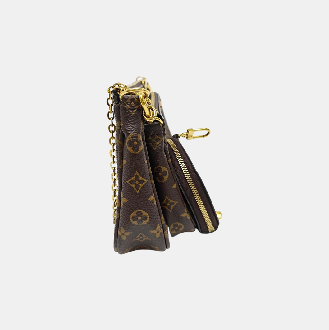 MULTI Monogram Coated Canvas Brown