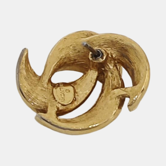 Metal Gold Stud Earrings