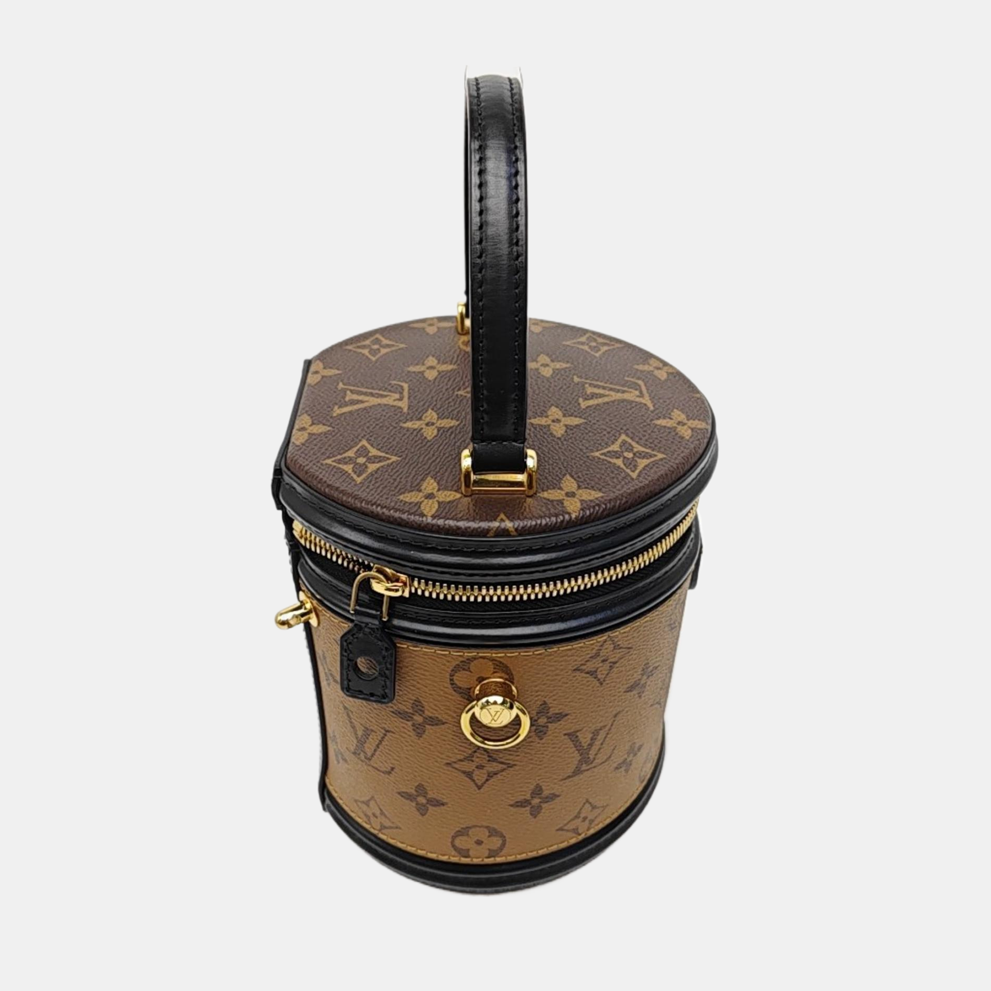 CANNES PM Monogram Coated Canvas Brown
