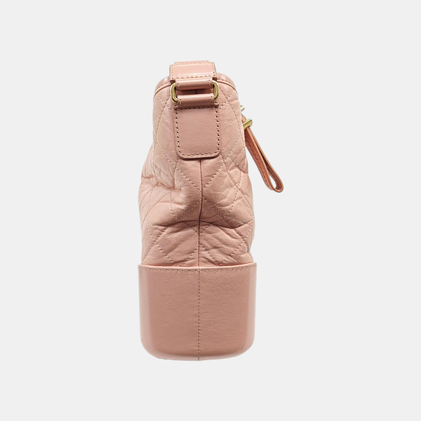 GABRIELLE Medium Quilted Calfskin Pink