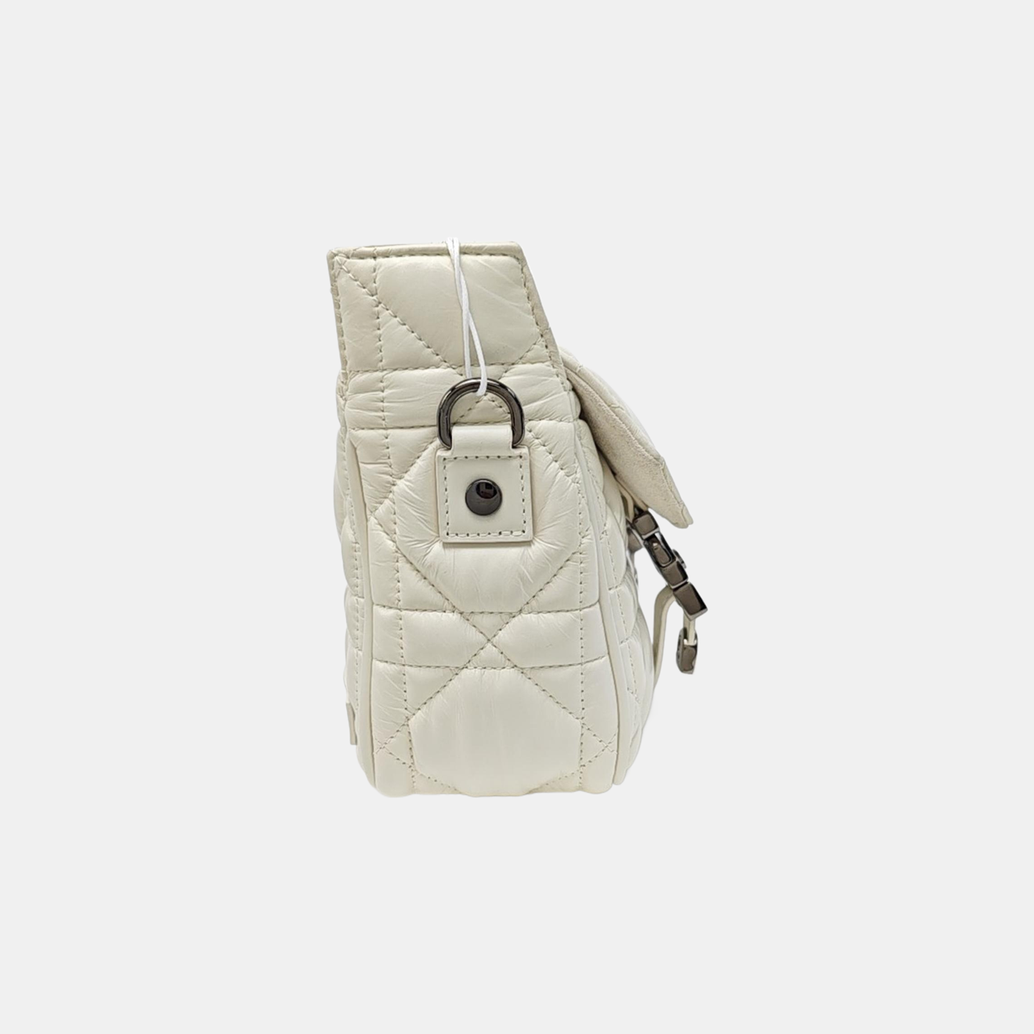 Diorcamp Small Cannage Calfskin White