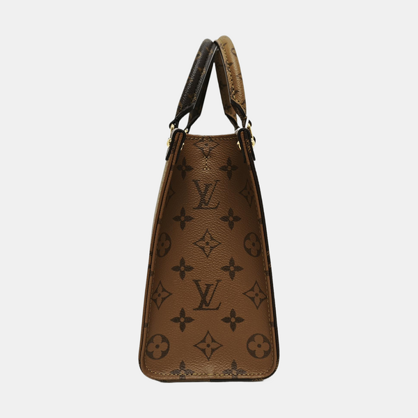 ONTHEGO PM Monogram Coated Canvas Brown