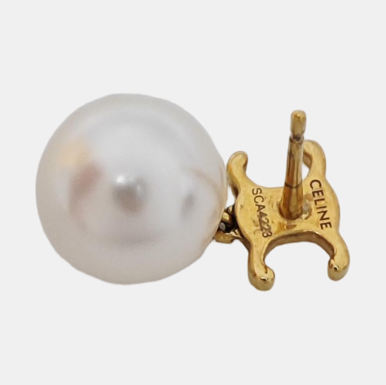 Metal Gold Stud Earrings