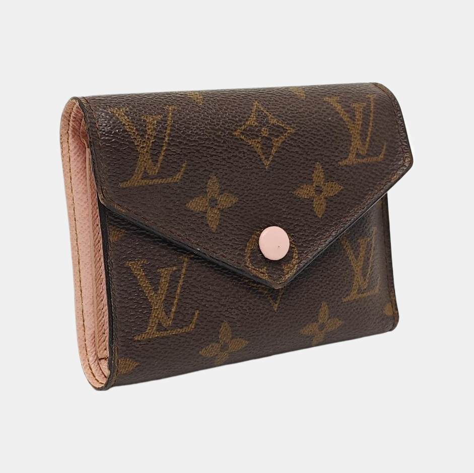 VICTORINE Monogram Coated Canvas Brown Wallet