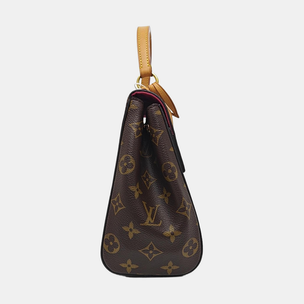 CLUNY PM Monogram Coated Canvas Brown