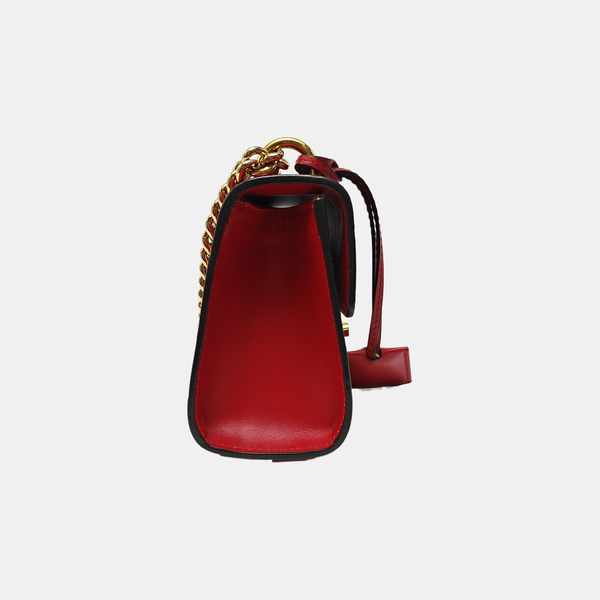 Padlock Small Monogram Calfskin Red