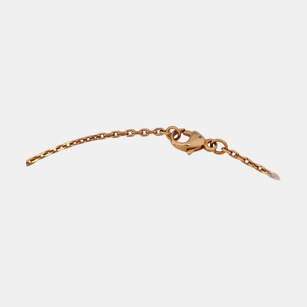 Pop H Metal Rose Gold Necklace