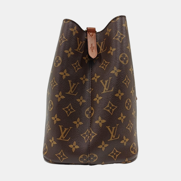 NÉONOÉ MM Monogram Coated Canvas Brown