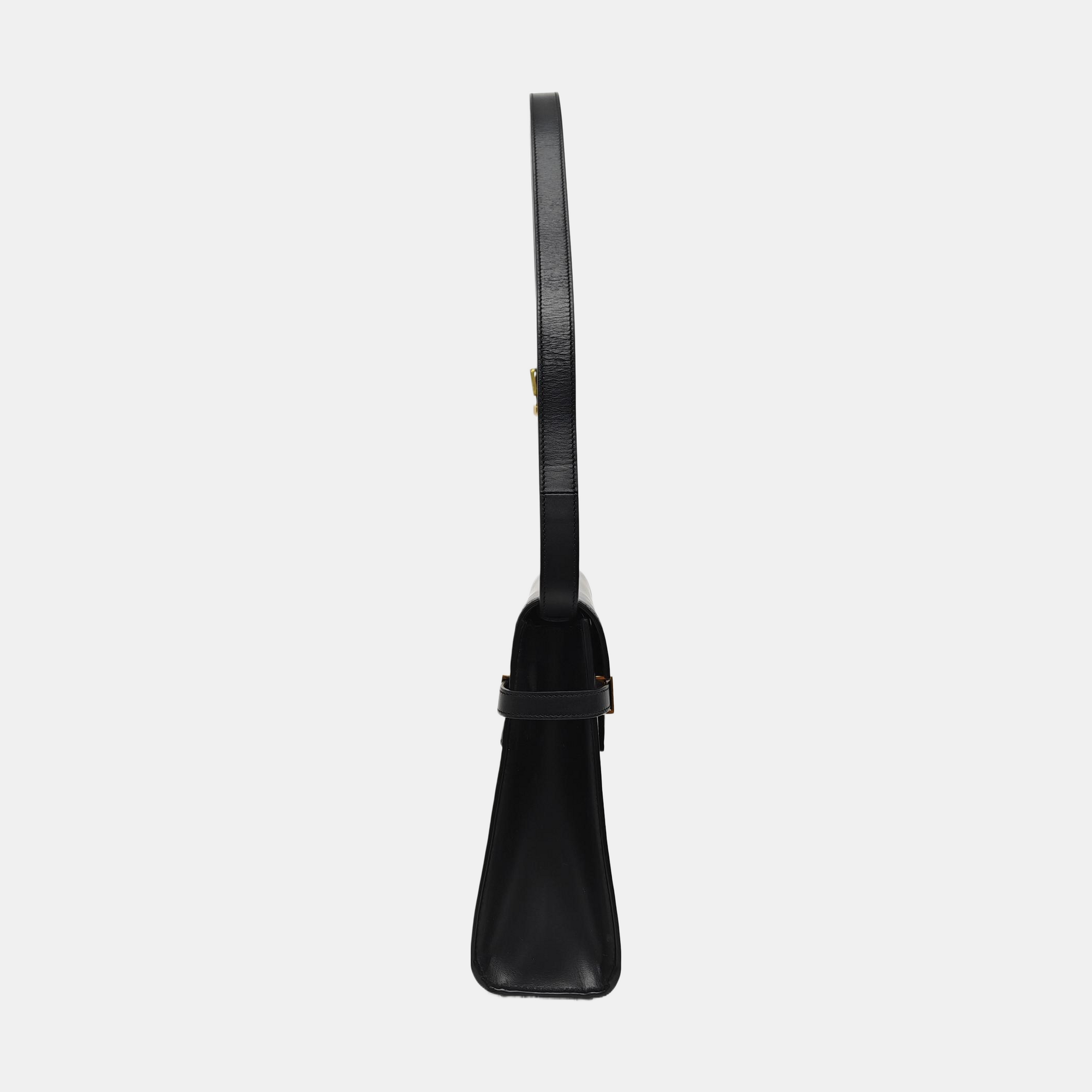 MANHATTAN Medium Calfskin Black