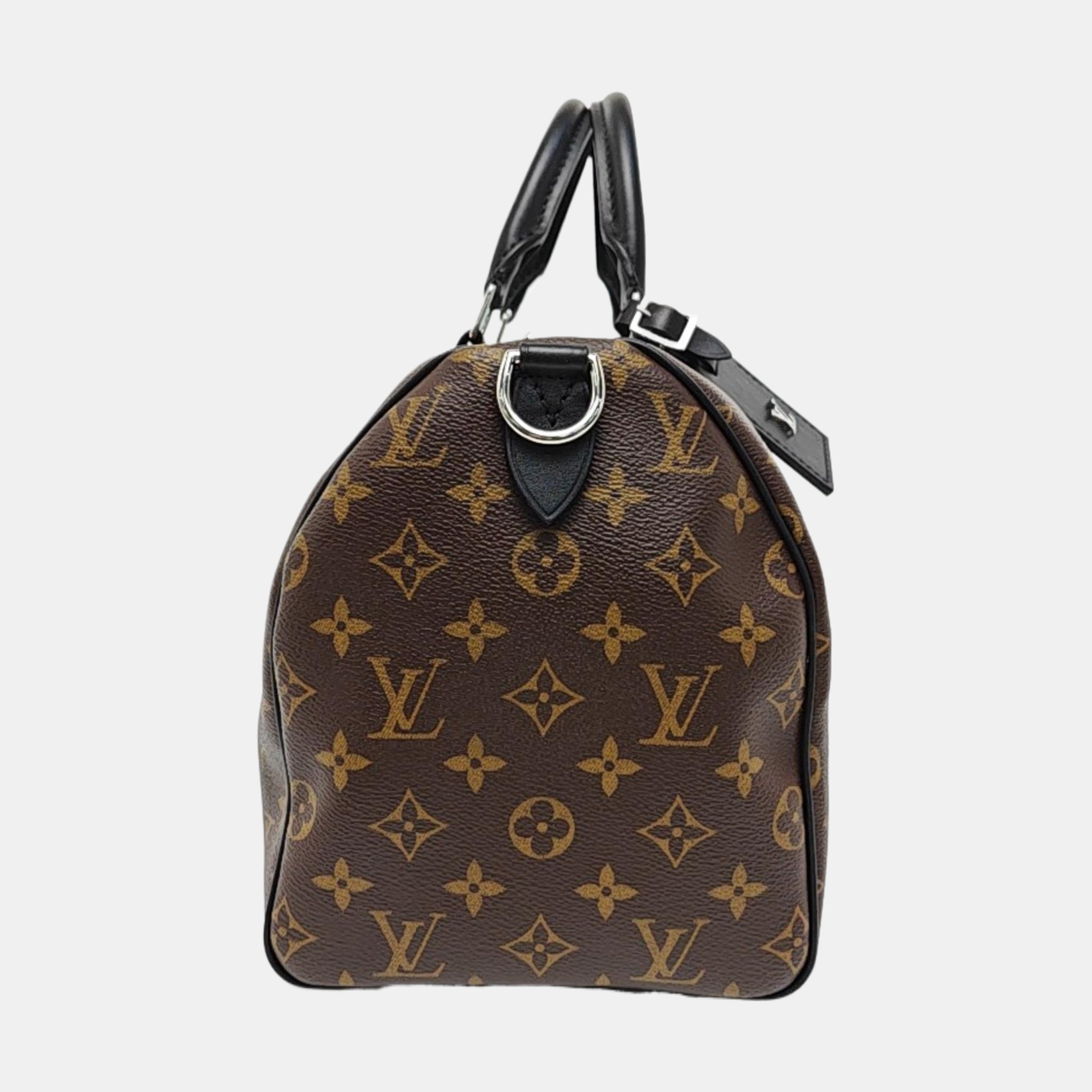 SPEEDY SOFT 30 Monogram Coated Canvas Brown
