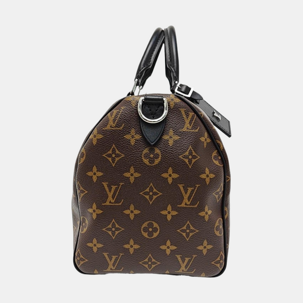 SPEEDY SOFT 30 Monogram Coated Canvas Brown