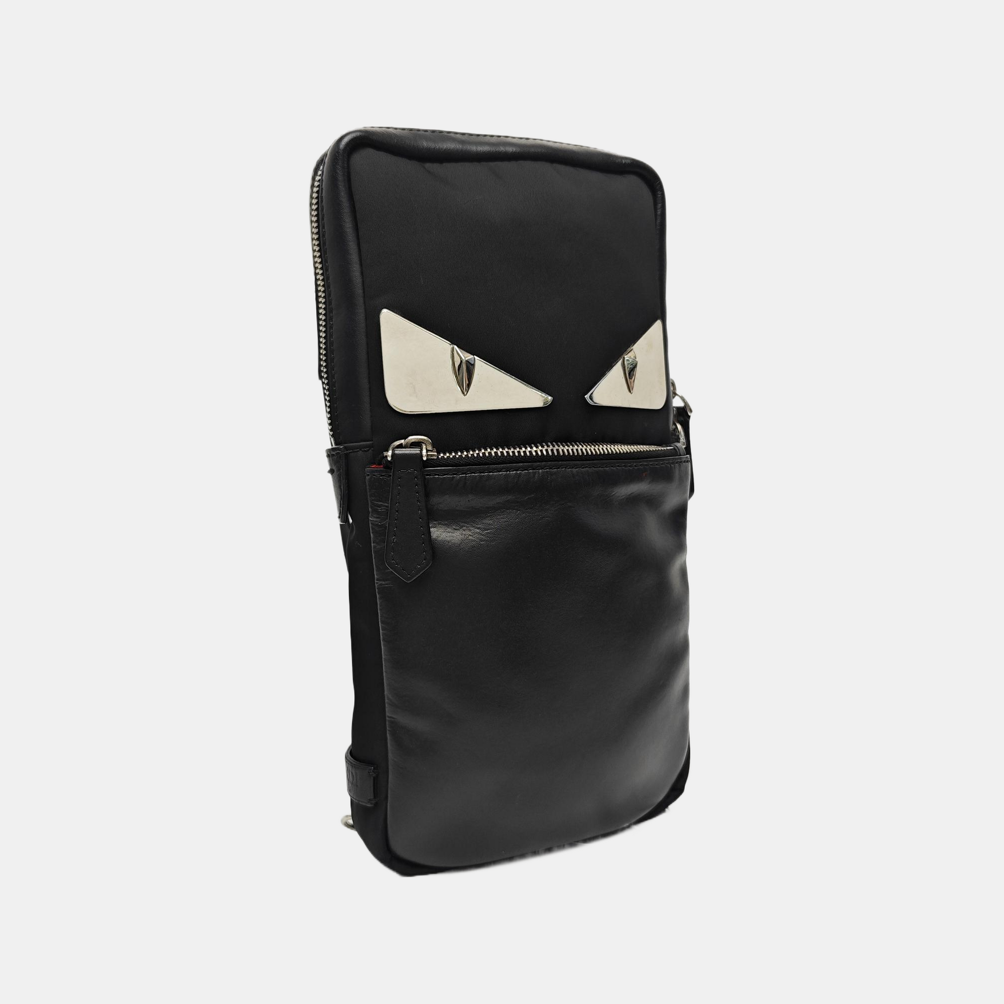 Calfskin Shoulder Bag Black