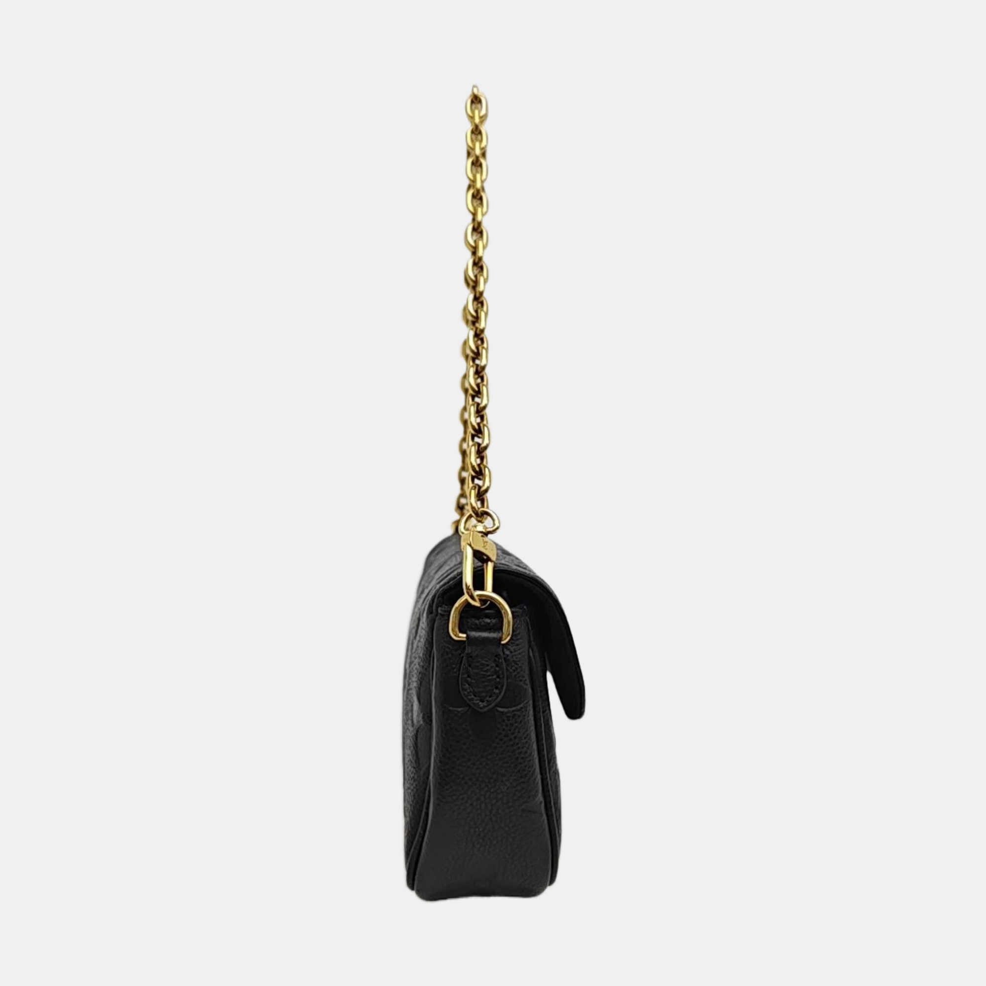 IVY Monogram Calfskin Black