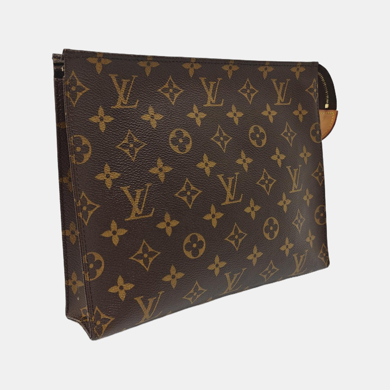 TOILET POCKET 26 Monogram Coated Canvas Brown