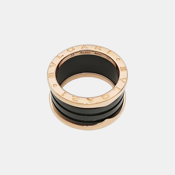 B.ZERO1 18k Rose Gold Ring EU 54