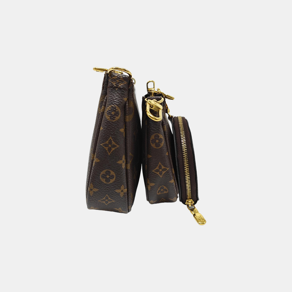MULTI Monogram Coated Canvas Brown